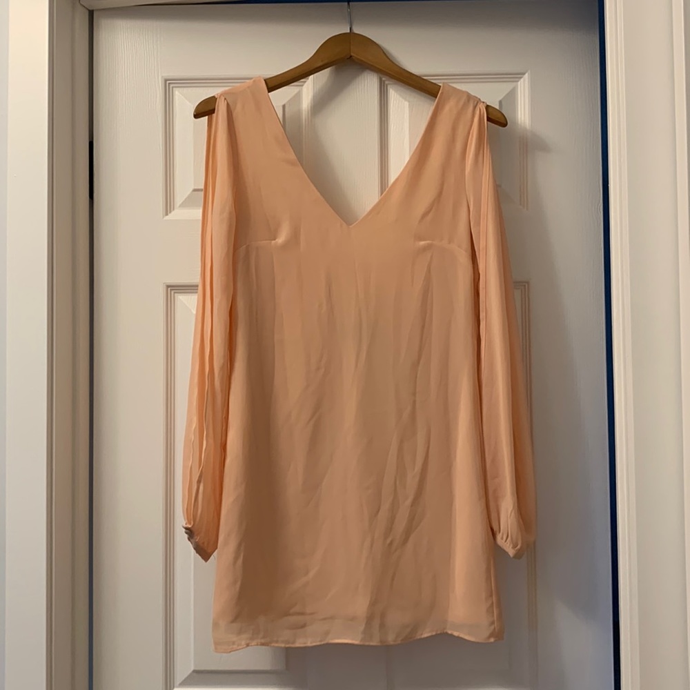 NASTY GAL light pink dress